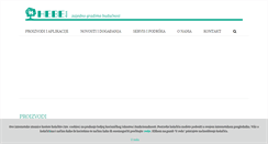 Desktop Screenshot of hebe.hr