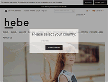 Tablet Screenshot of hebe.lv